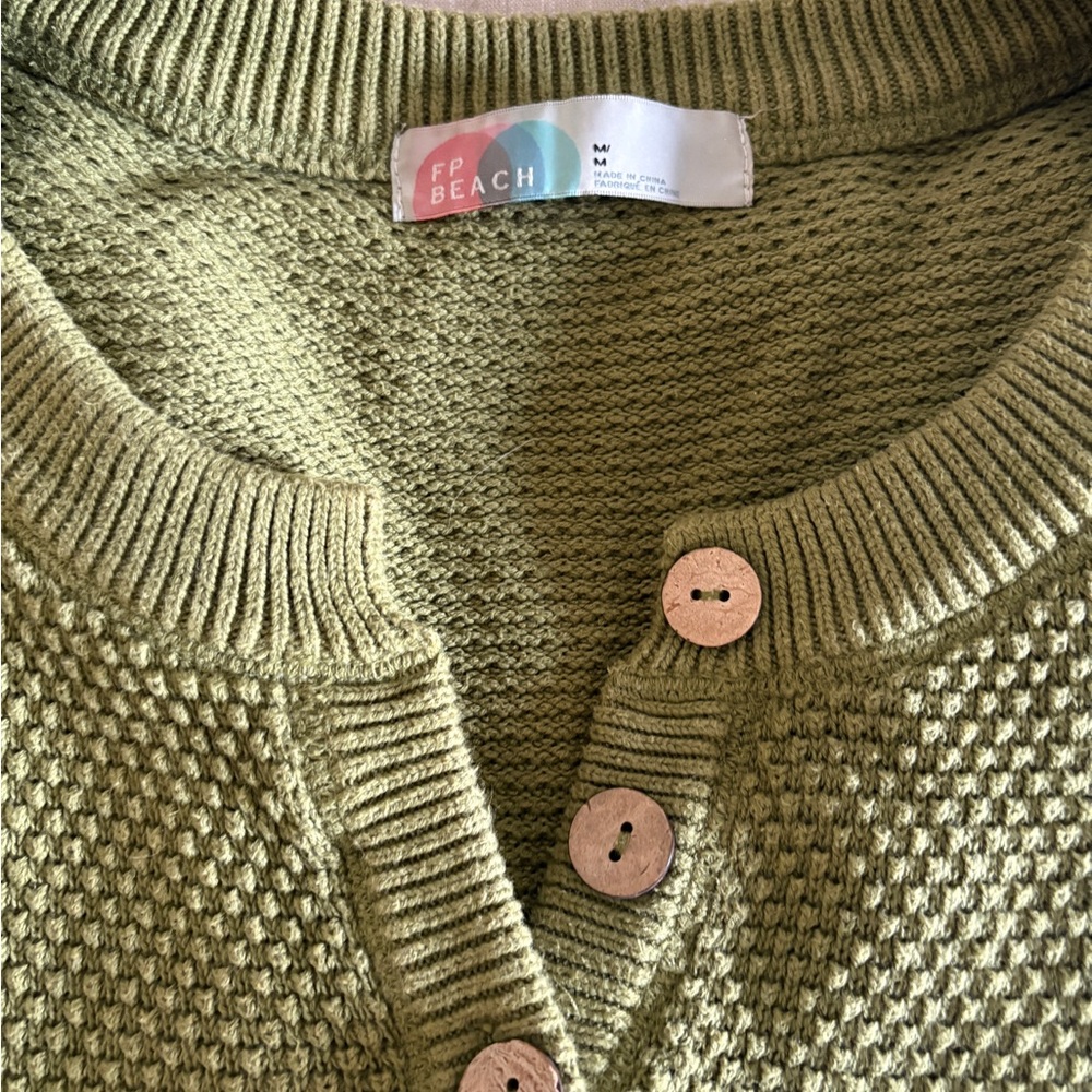 Green Knit Hailee Sweater and Pants Set - Picture 2 of 2
